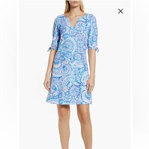 Lilly Pulitzer Easley Puff Sleeve Cotton Knit Dress